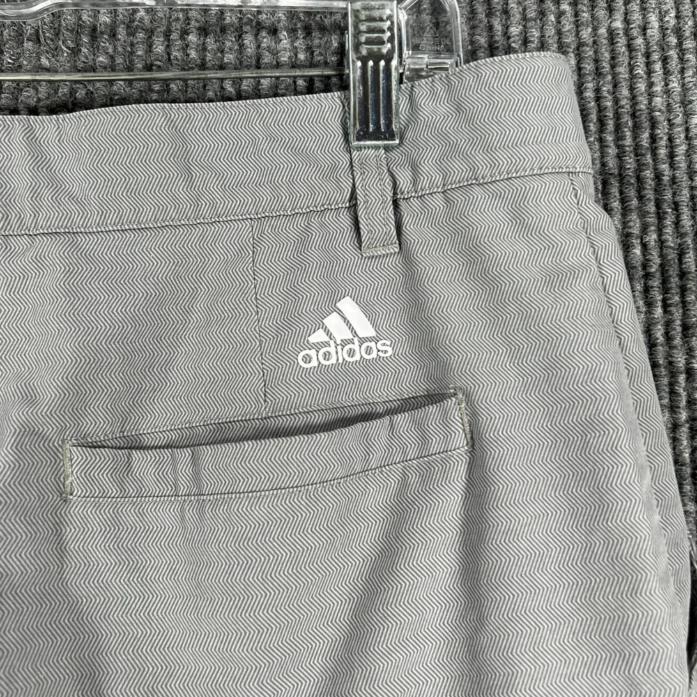 Adidas Golf‎ Shorts Mens Size 36 Gray Chino Casual Outdoor Lightweight Vacation
